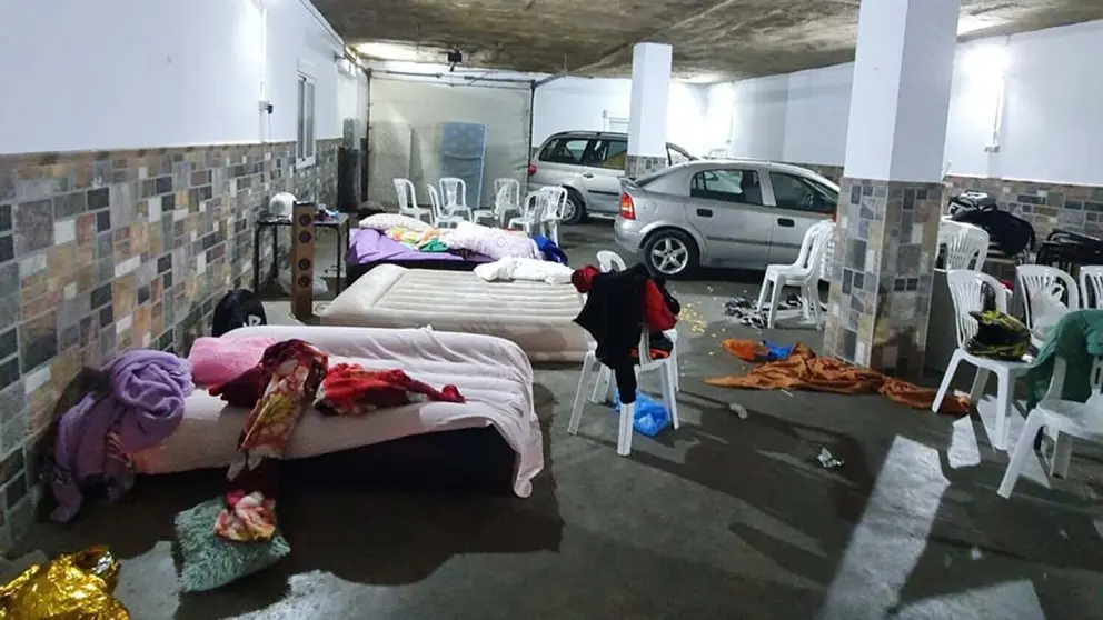 Zona de aglomeracion de j&oacute;venes donde intervino la Polic&iacute;a Local de Chiclana