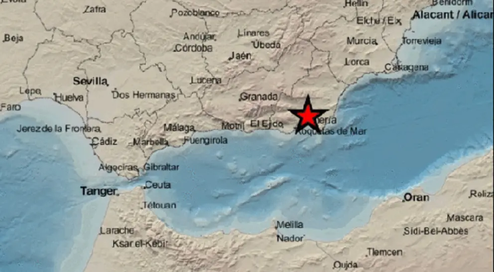 Terremoto en Almer&iacute;a