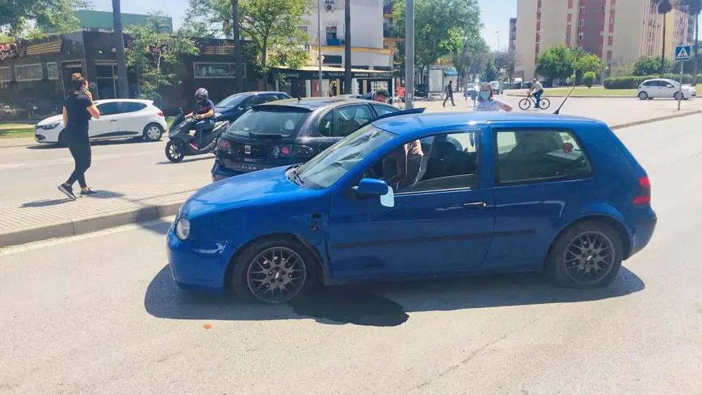 Accidente en Avenida de Arcos en Jerez de la Frontera