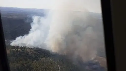 Incendio en Cala&ntilde;as, Huelva / El Mira