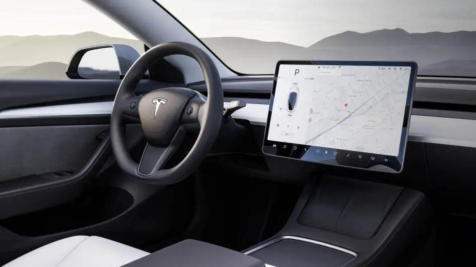 Interior del Tesla 3
