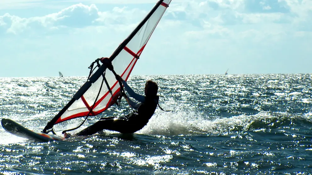 Windsurfista / Imagen de Archivo