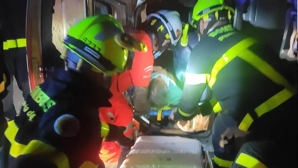 Conductor atrapado en San Fernando