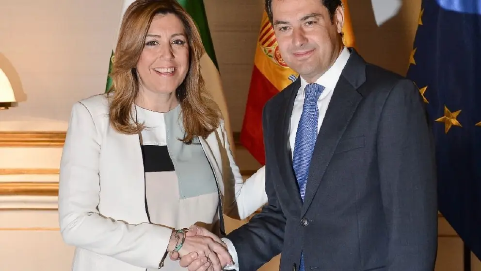 Susana D&iacute;az y Juanma Moreno