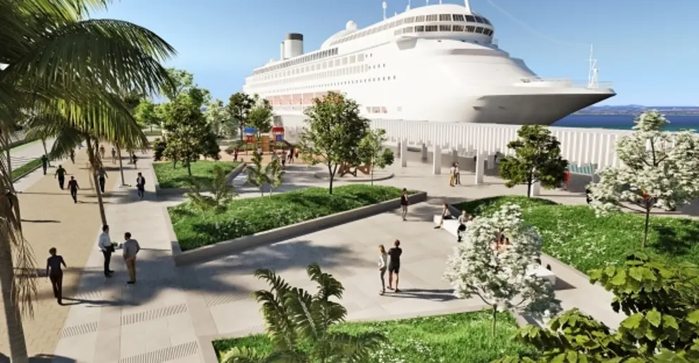 Proyecto del futuro puerto de C&aacute;diz