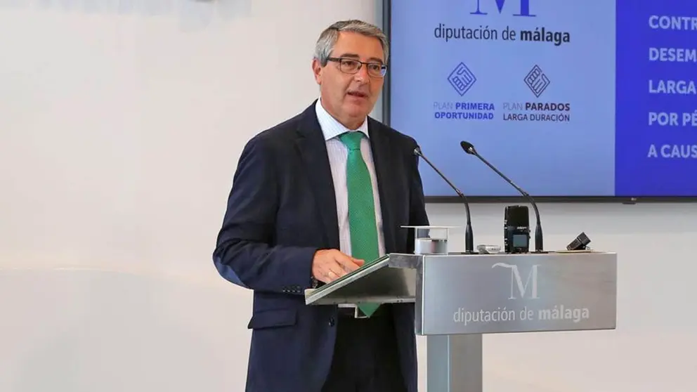 Francisco Salado, presidente de la Diputaci&oacute;n de M&aacute;laga