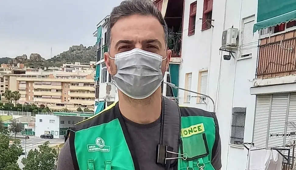 Vendedor de la ONCE en M&aacute;laga