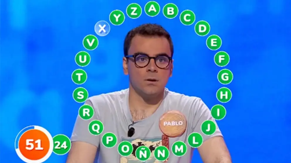 Pablo D&iacute;az en Pasapalabra