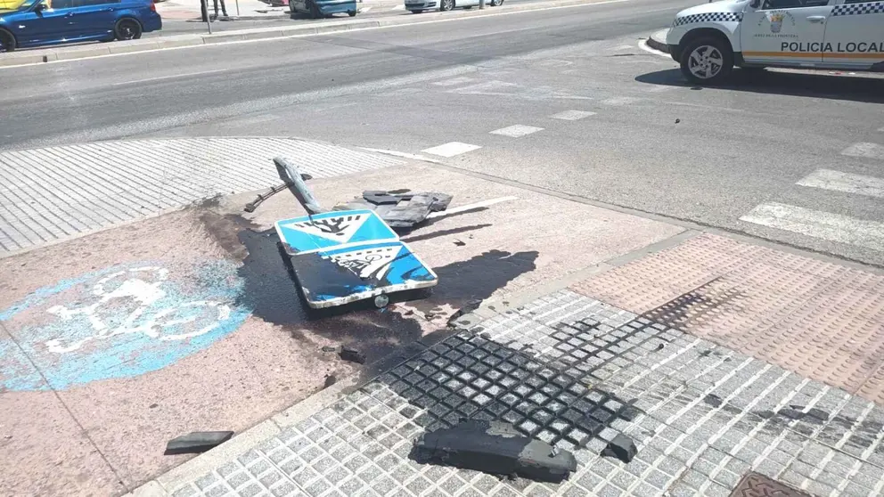 Accidente en Avenida Juan Carlos I en Jerez  | El MIRA