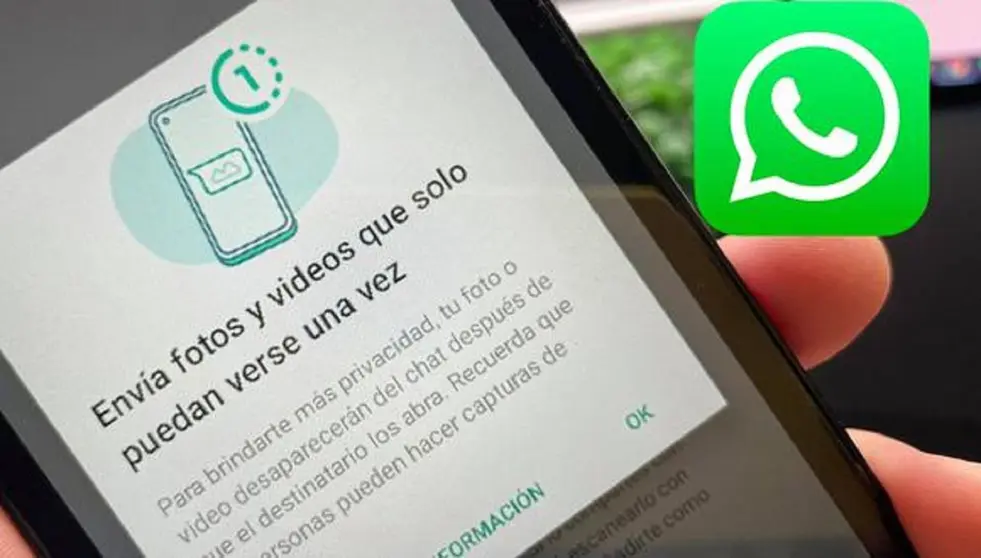 WhatsApp permite enviar fotos y v&iacute;deos que solo se pueden ver una vez