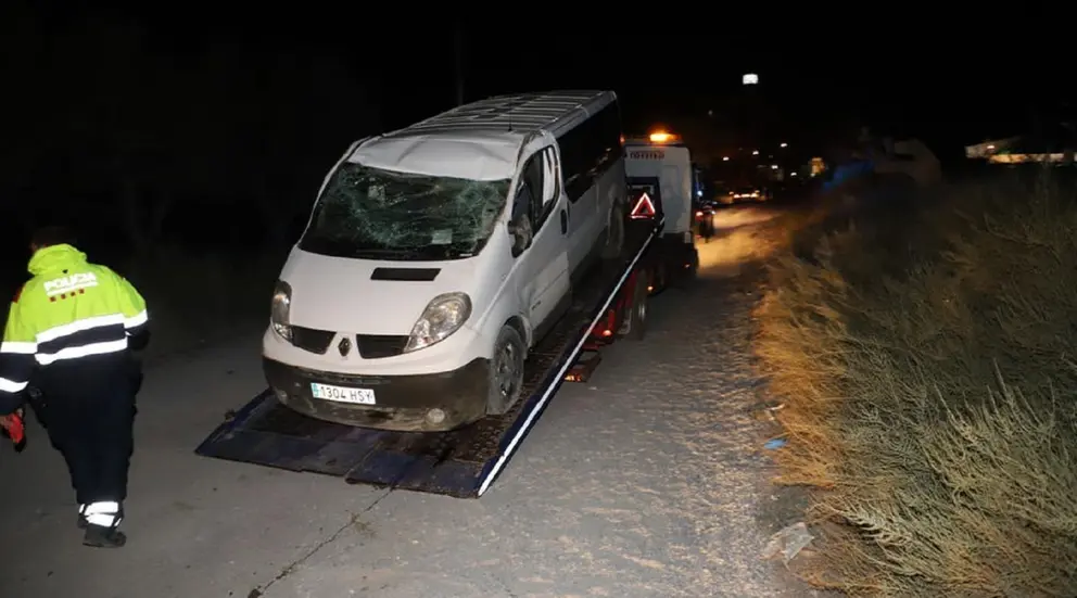 Accidente de furgoneta en El Ejido