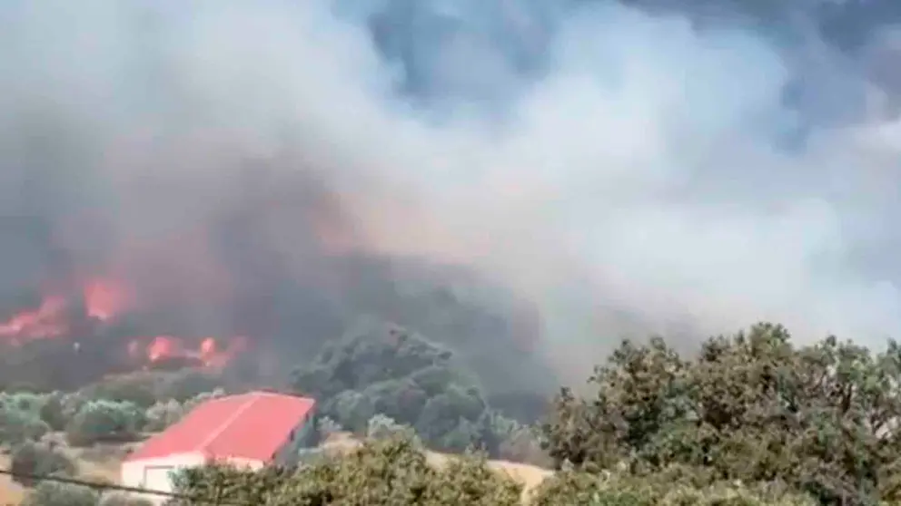 Incendio en Yunquera (M&aacute;laga)