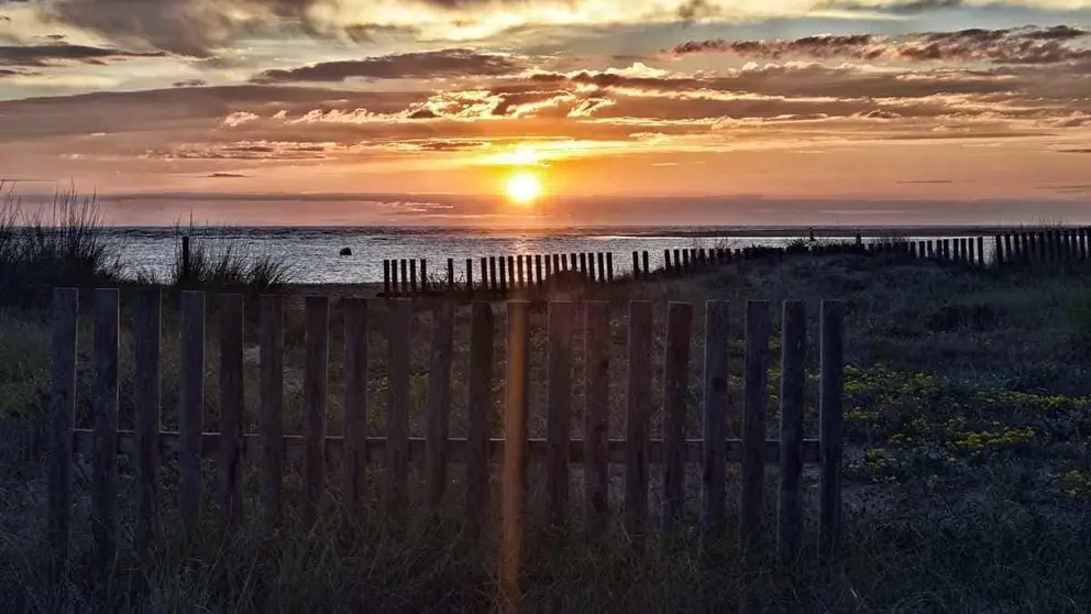 Atardecer en la Playa Sancti Petri