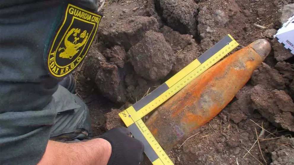 Explosivo de la Guerra Civil en Santa Elena (Ja&eacute;n)