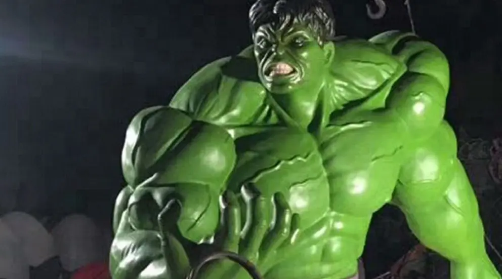 Imagen de Hulk a tama&ntilde;o real