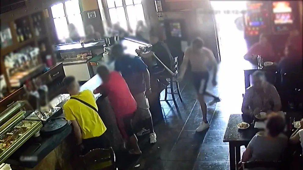 Cafeter&iacute;a donde se produjo el apu&ntilde;alamiento