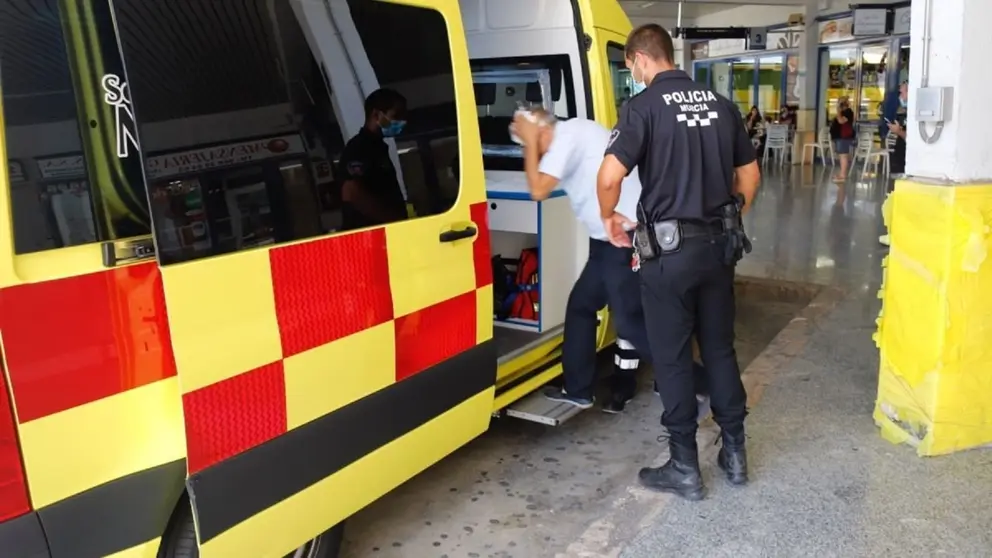 El conductor agredido en Murcia