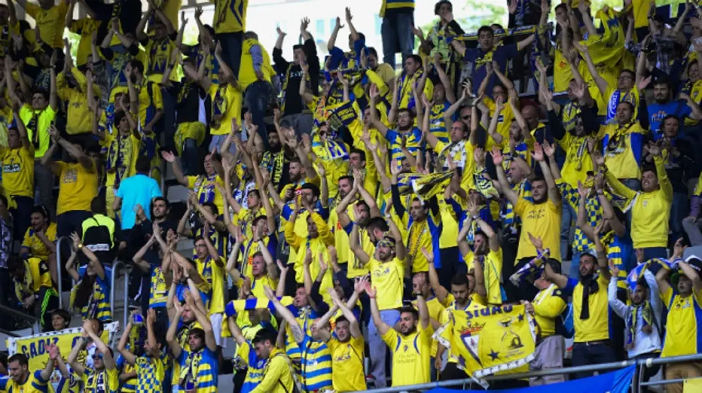 La afici&oacute;n del C&aacute;diz CF