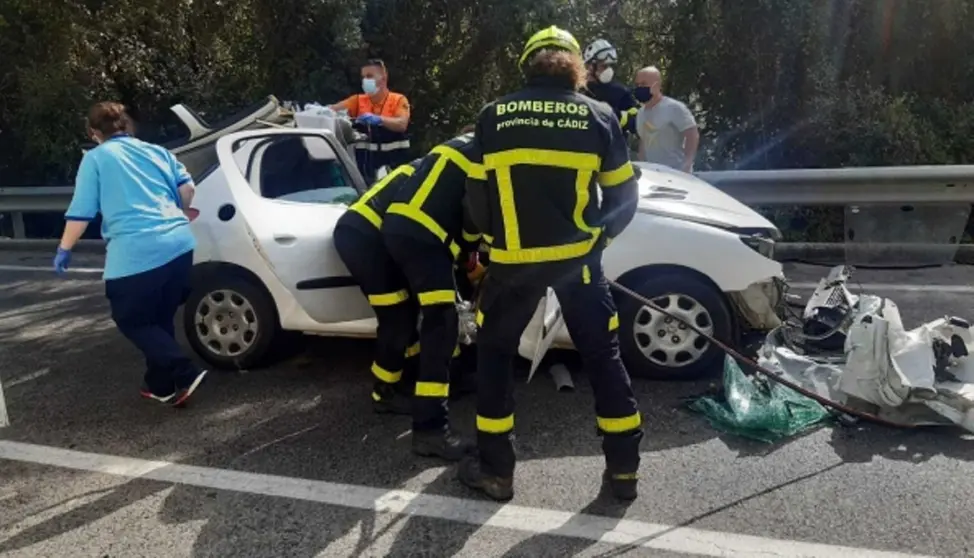 El rescate del hombre accidentado
