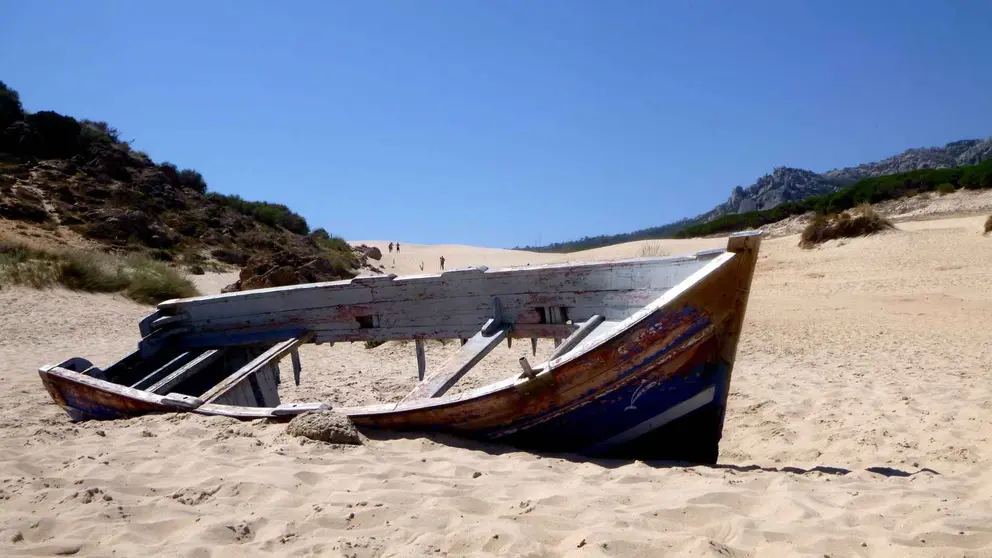 La patera con inmigrantes marchaba rumbo a la costa de Almer&iacute;a