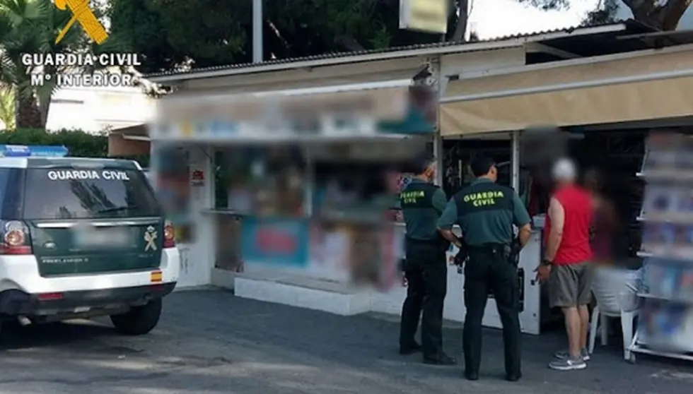 El kiosko situado en Olula del R&iacute;o donde el hombre intent&oacute; robar tres veces