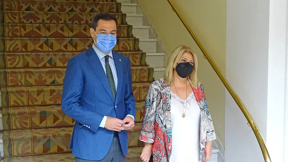 Juanma Moreno valora junto a Mamen S&aacute;nchez las inversiones de la Junta en la ciudad | Jes&uacute;s Catal&aacute;n