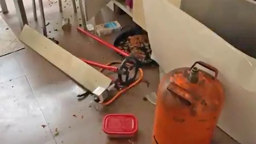 Explota una bombona en Madrid y lo deja gravemente herido