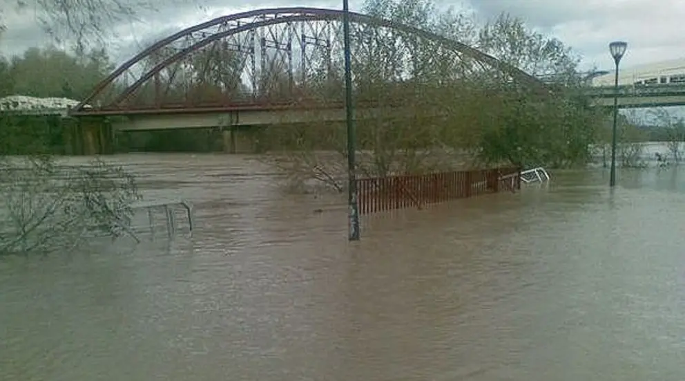 El r&iacute;o Guadalquivir, a su paso por Villafranca