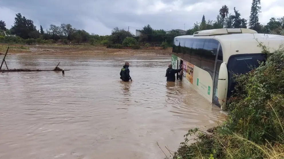 Lluvias en Cartaya