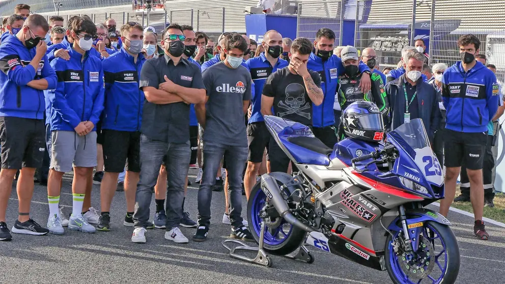Jerez rinde homenaje al joven Dean Berta Vi&ntilde;ales tras su accidente mortal en el &Aacute;ngel Nieto