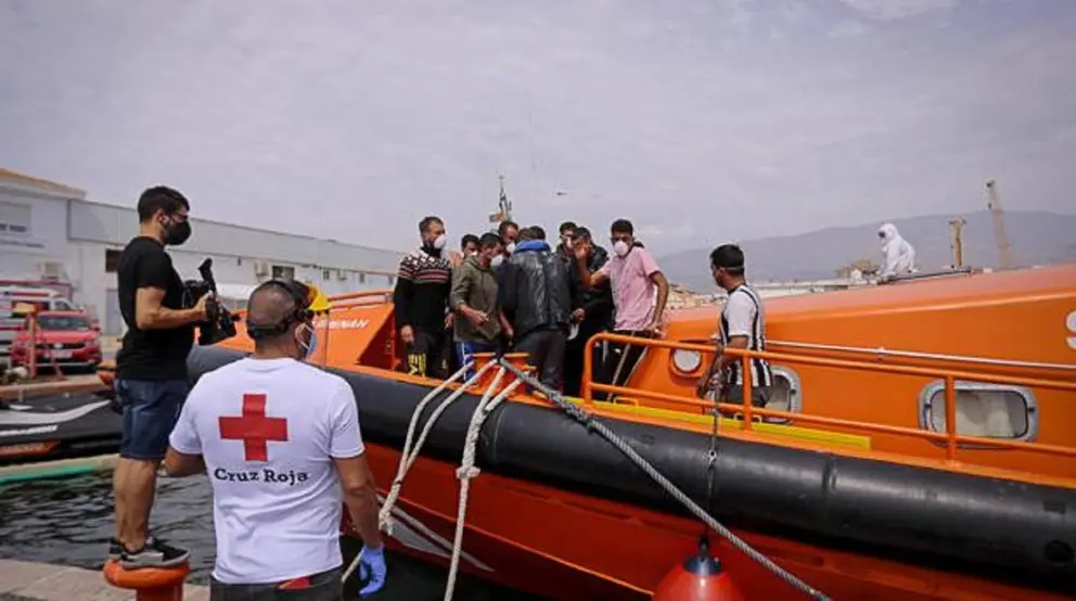 Inmigrantes localizados en la costa de Granada