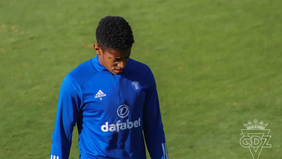 Lozano, en una sesi&oacute;n de entrenamiento en la ciudad deportiva