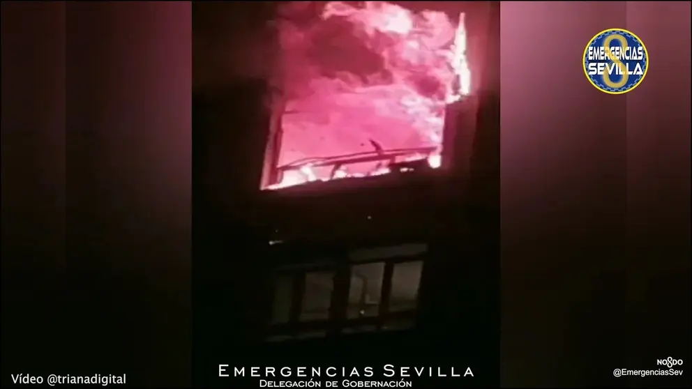 Un anciano ha muerto en el incendio de su casa en Sevilla