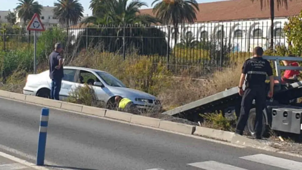 Accidente de tr&aacute;fico en Jerez de la Frontera