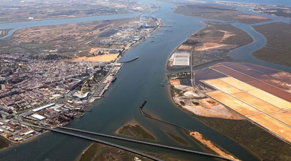 El puerto de Huelva
