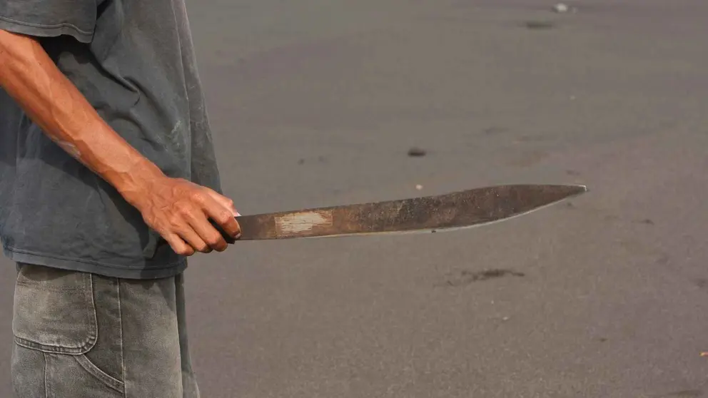 Pelea en Sevilla entre colombianos y dominicanos con un machete, botellas y barras de hierro