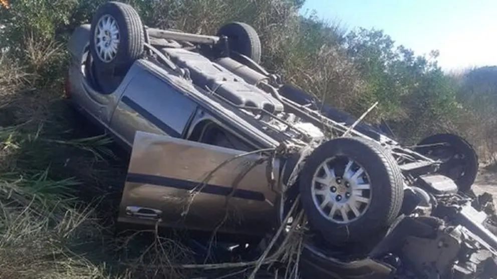 Vuelca un coche en Jerez