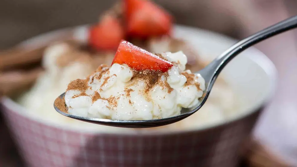 El arroz con leche es un coadyuvante del proceso digestivo