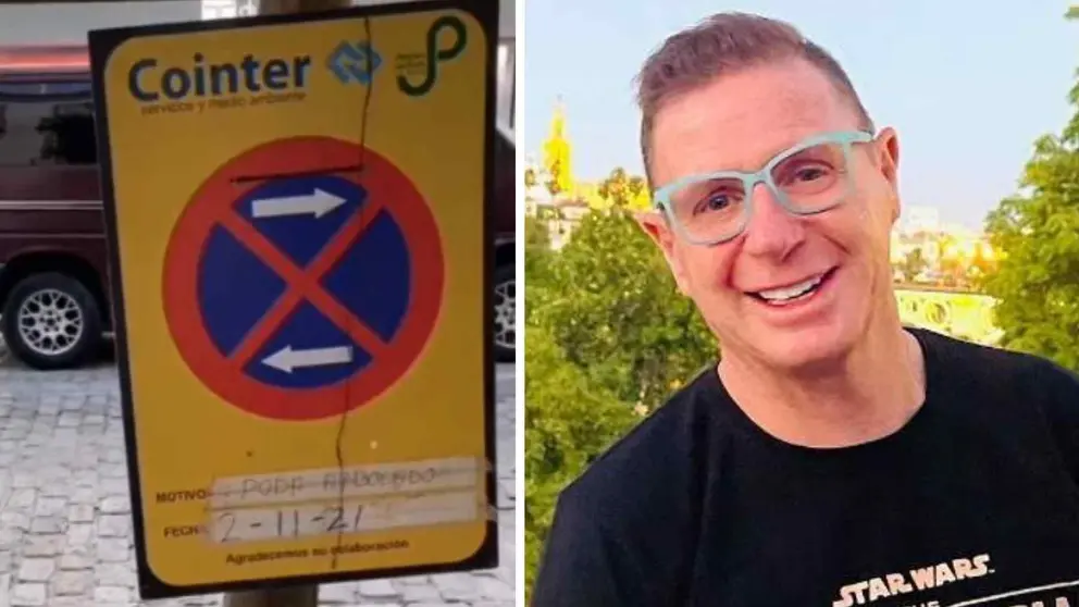 Jorge Cadaval, de Los Morancos, avisa de las multas a los coches en calle Castilla