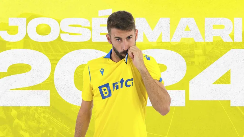Jos&eacute; Mari renueva con el C&aacute;diz CF hasta 2024