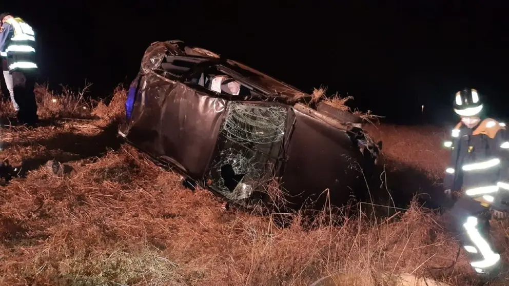 Una persona ha muerto tras el vuelco de un coche en Arjona