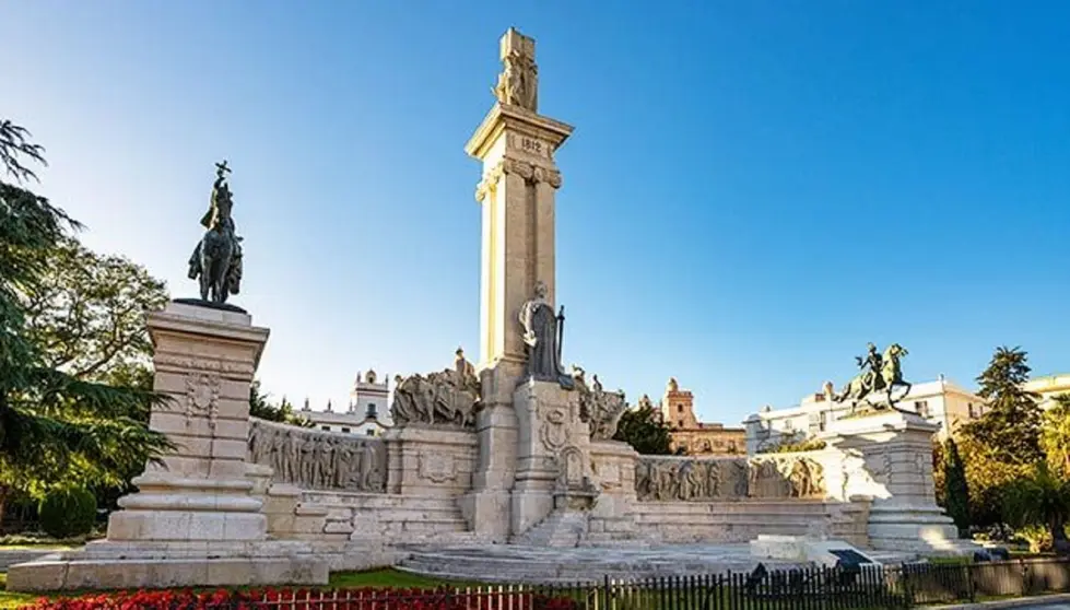 La Plaza de Espa&ntilde;a de C&aacute;diz