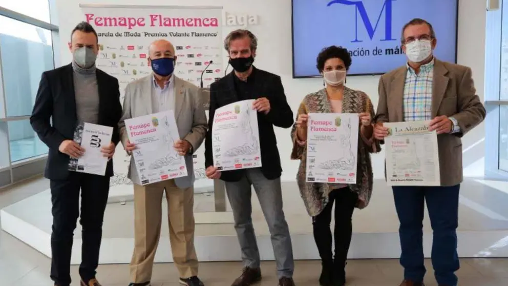 Acto de presentaci&oacute;n de la I Pasarela FEMAPE Flamenca de la Diputaci&oacute;n de M&aacute;laga