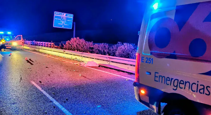 Muere atropellado un peat&oacute;n en Jerez que circulaba por la Autov&iacute;a del Sur sin ropa reflectante