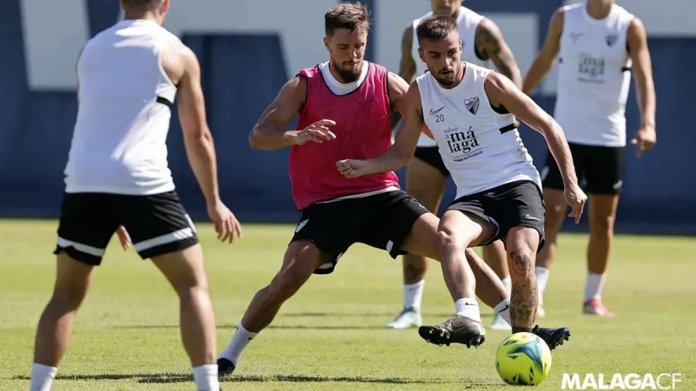 Entrenamiento M&aacute;laga CF