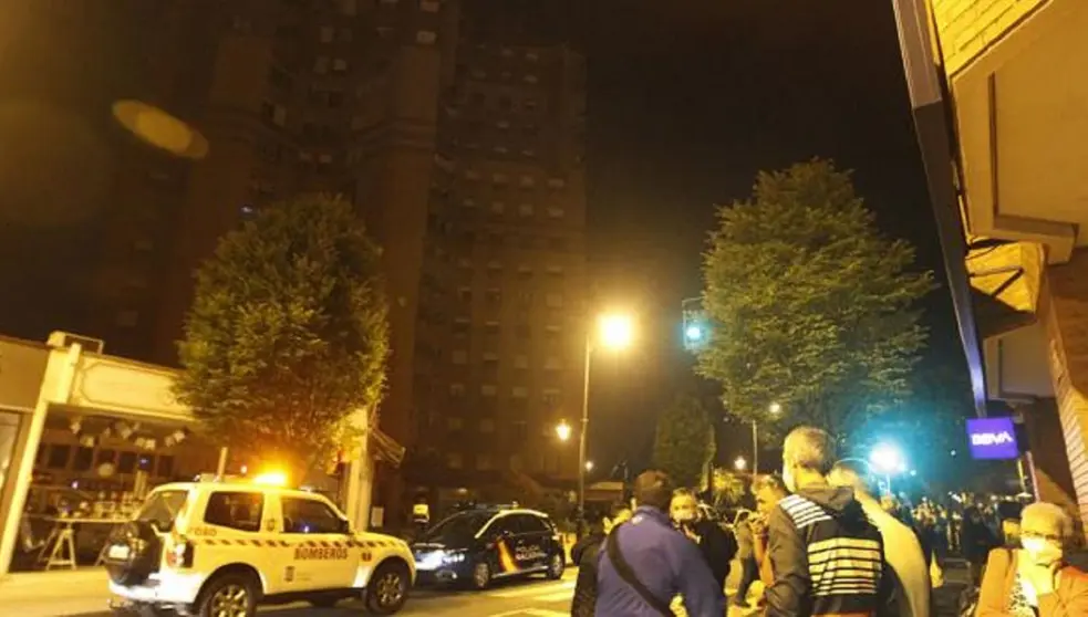 Incendio en un bloque de casas en Almer&iacute;a