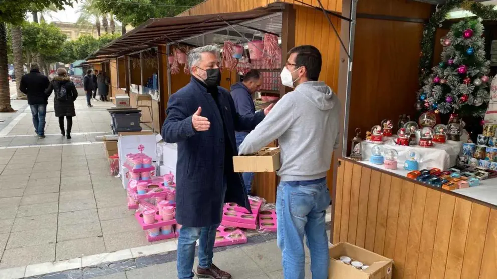 El Mercado Navide&ntilde;o de Jerez en la Plaza del Arenal abre sus puertas