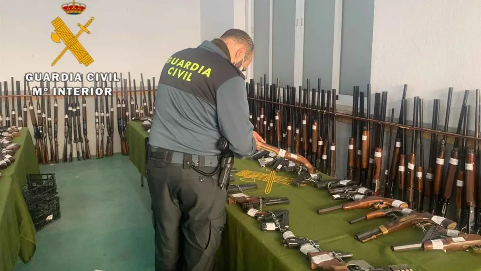 Subasta armas Guardia Civil M&aacute;laga