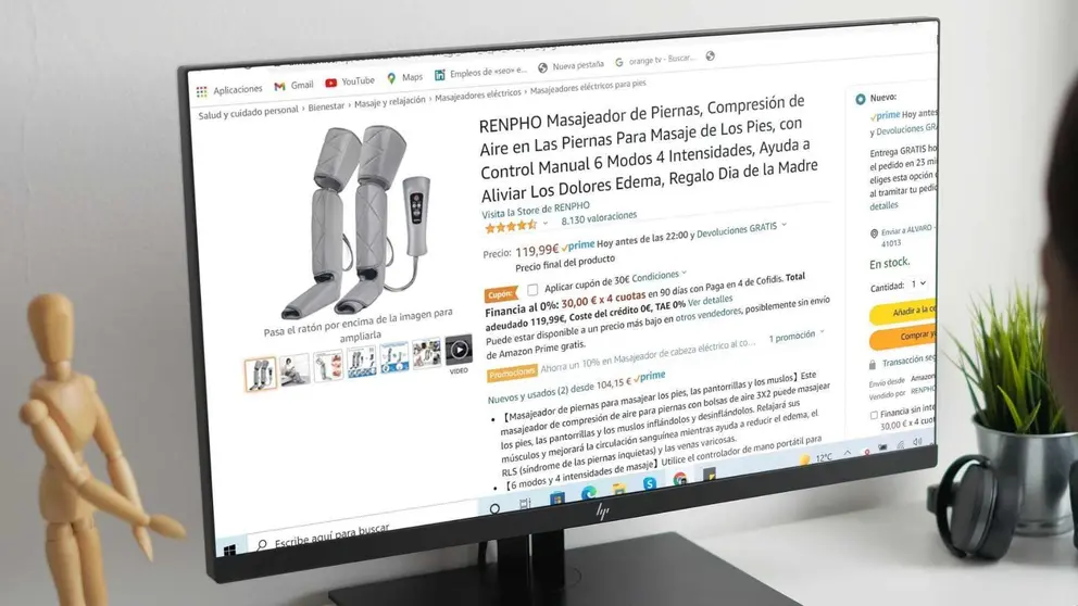 Amazon oferta para Navidad el producto que alivia los dolores de piernas en minutos