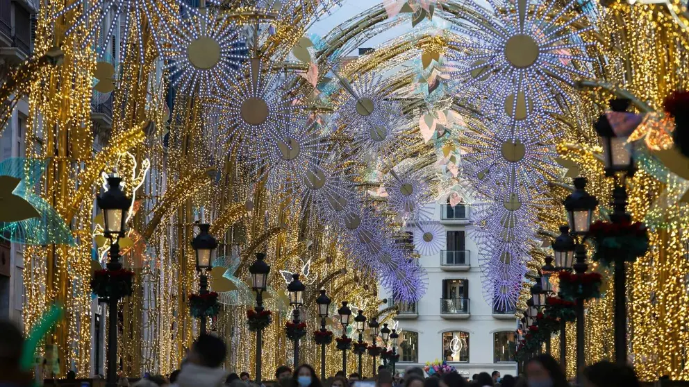 Navidad calle Larios, M&aacute;laga